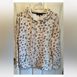 M&S Collection Leopard Print Pocket Hoodie